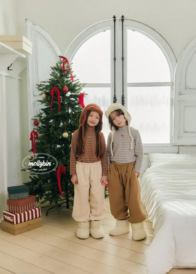 Mollybin - Korean Children Fashion - #magicofchildhood - Molly Half Neck Tee - 2