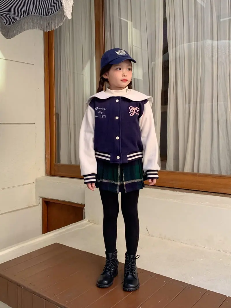 Momo Ann - Korean Children Fashion - #Kfashion4kids - Baseball Jumper - 3