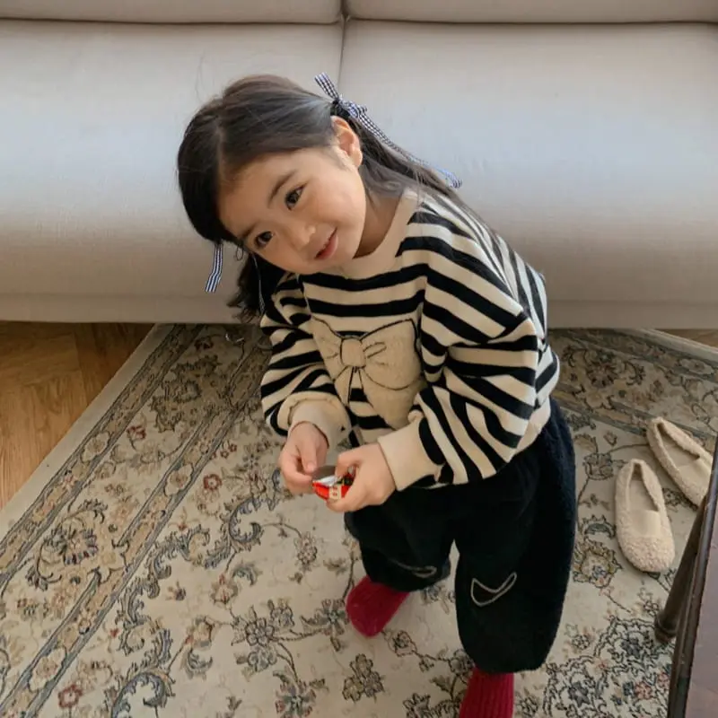 Momo Ann - Korean Children Fashion - #childofig - ST Ribbon Tee - 6