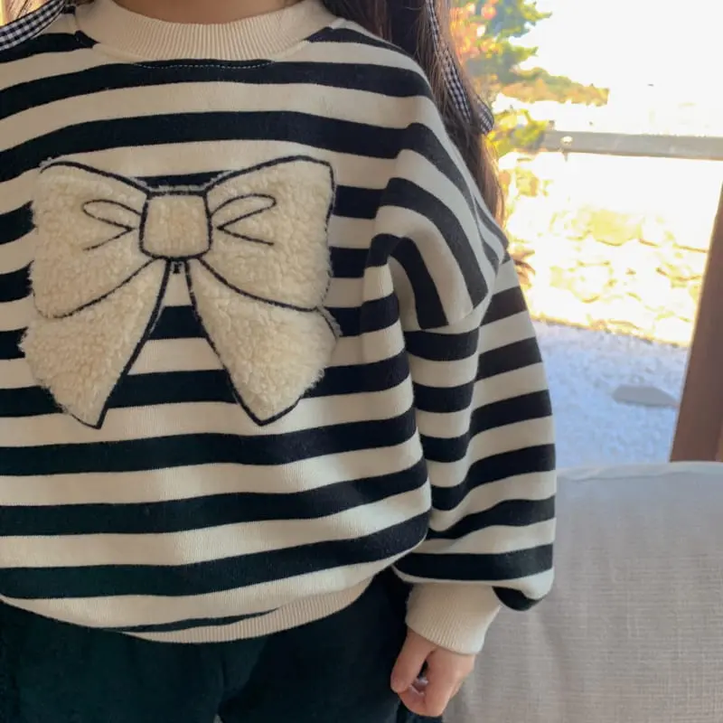 Momo Ann - Korean Children Fashion - #childrensboutique - ST Ribbon Tee - 7