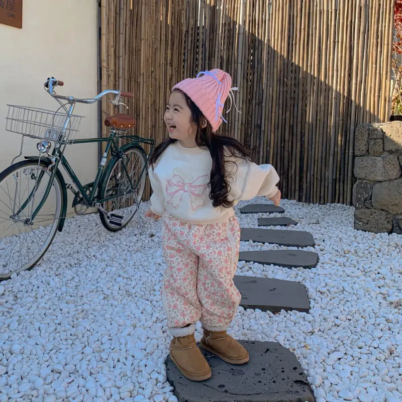 Momo Ann - Korean Children Fashion - #childrensboutique - Boa Sweatshirt