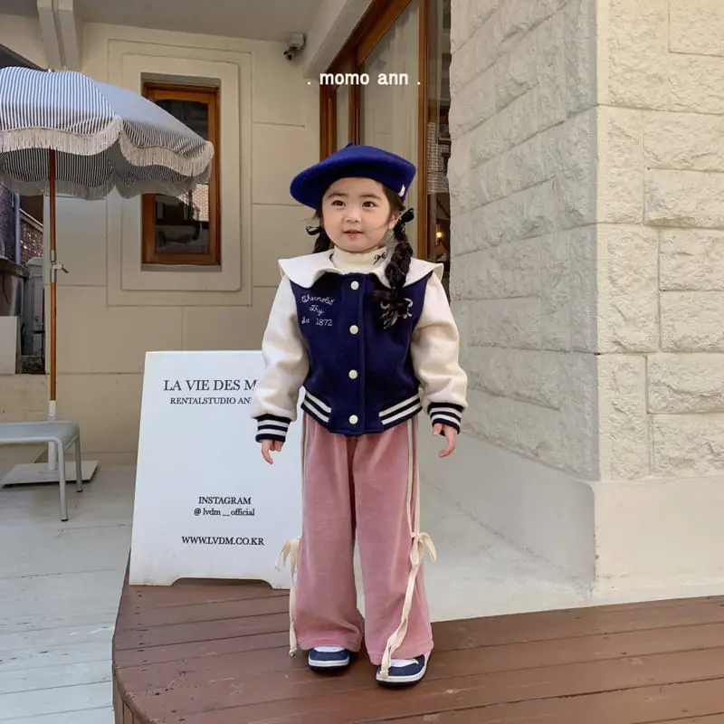 Momo Ann - Korean Children Fashion - #childrensboutique - Baseball Jumper - 10
