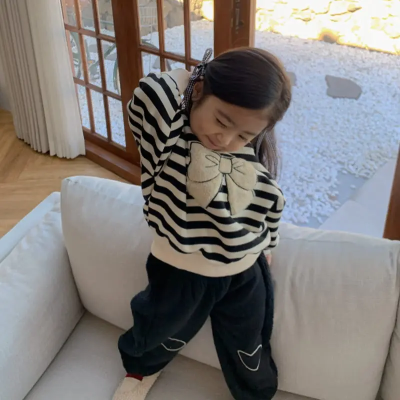 Momo Ann - Korean Children Fashion - #designkidswear - ST Ribbon Tee - 8