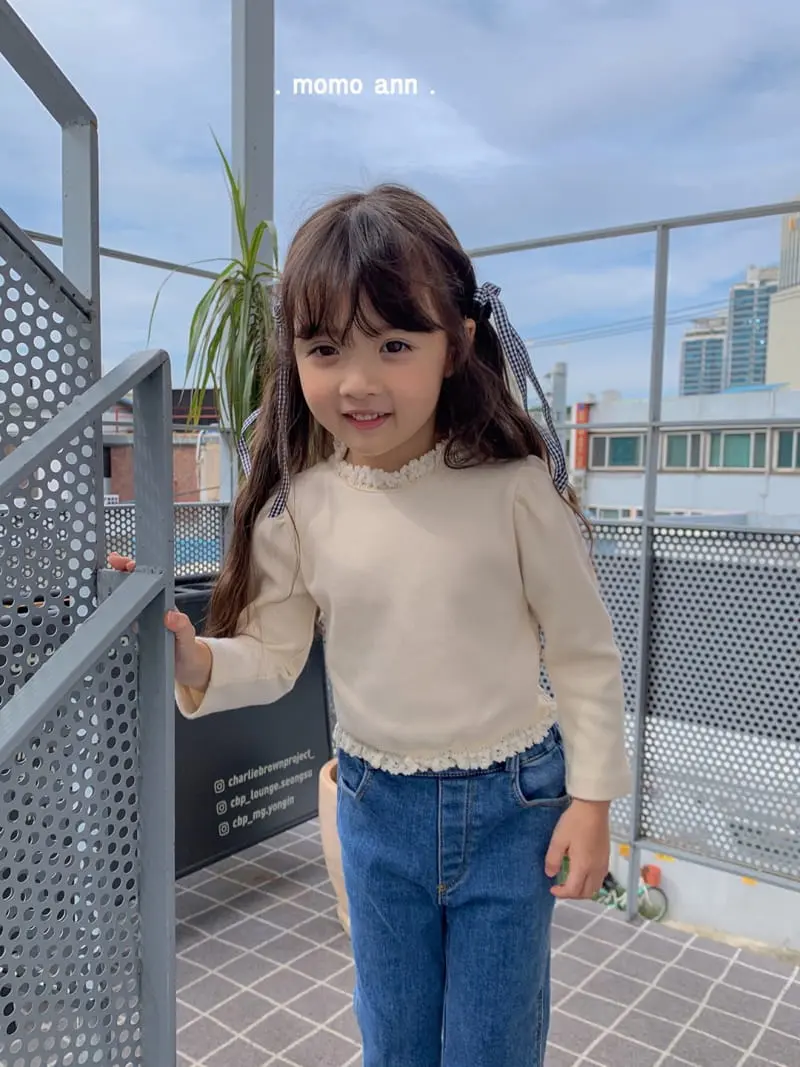 Momo Ann - Korean Children Fashion - #designkidswear - Lace ST Tee - 9
