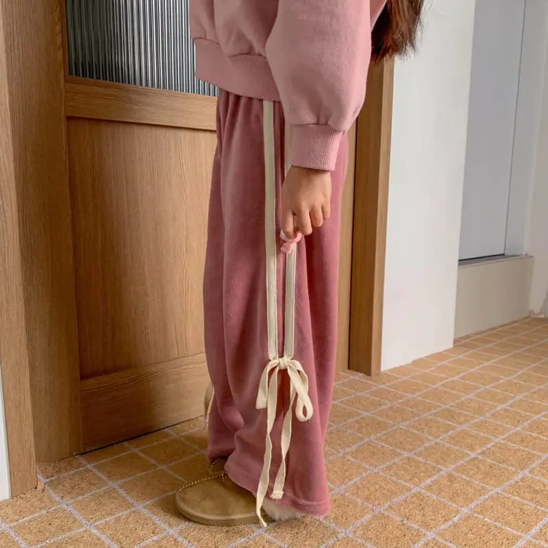 Momo Ann - Korean Children Fashion - #discoveringself - Veloure Pants - 12