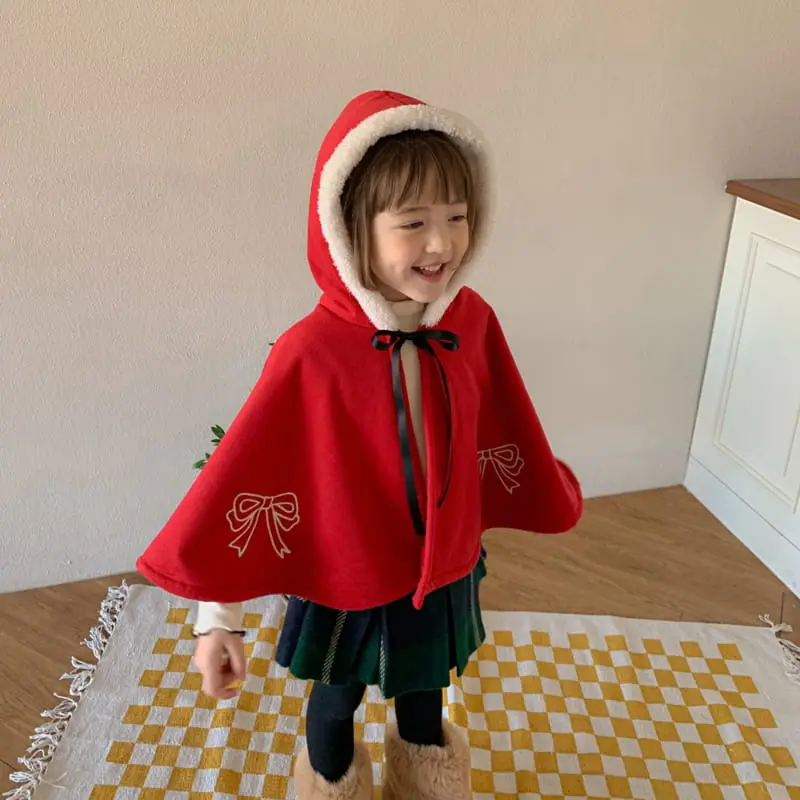 Momo Ann - Korean Children Fashion - #fashionkids - Santa Cape - 2