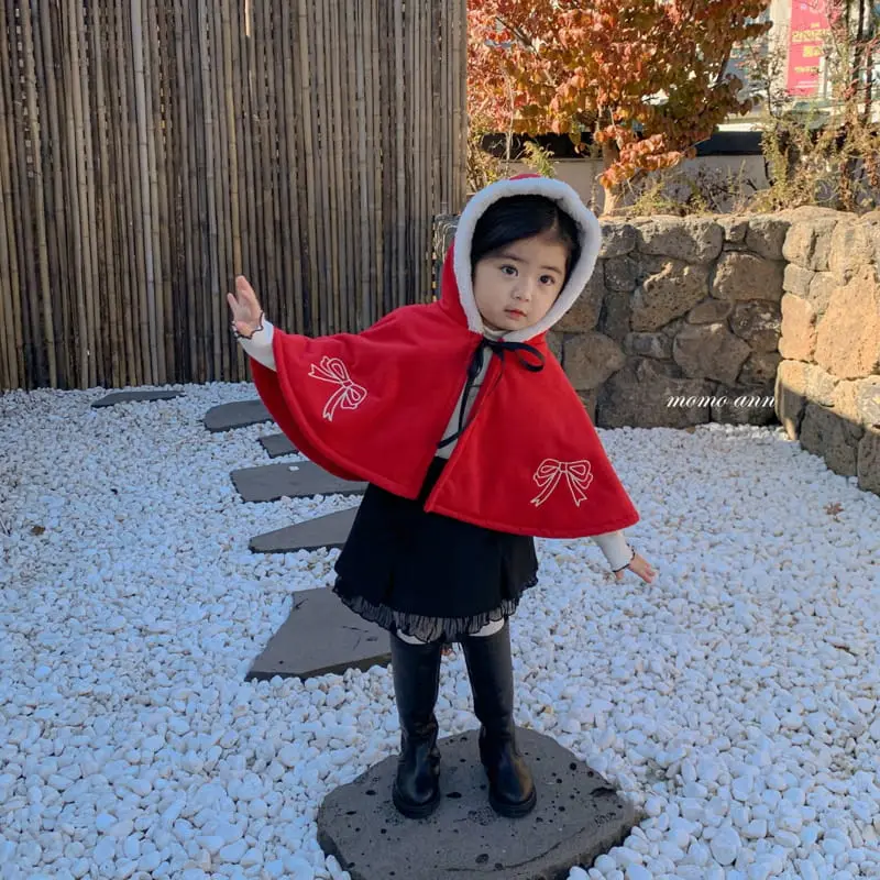 Momo Ann - Korean Children Fashion - #kidsshorts - Santa Cape - 3