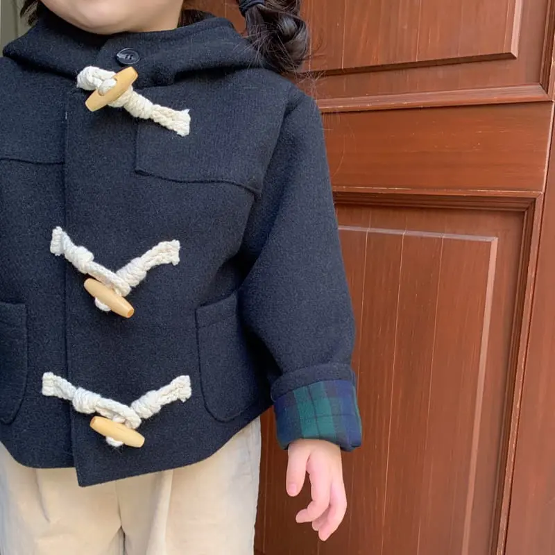 Momo Ann - Korean Children Fashion - #kidsstore - Dupple Coat - 4