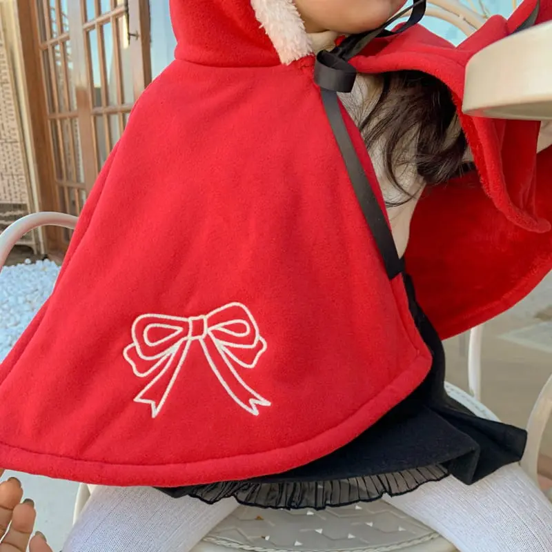 Momo Ann - Korean Children Fashion - #littlefashionista - Santa Cape - 7