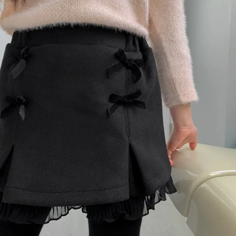 Momo Ann - Korean Children Fashion - #minifashionista - Ribbon Skirt - 6