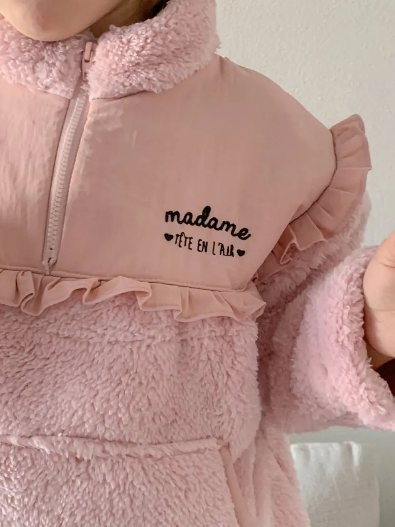 Momo Ann - Korean Children Fashion - #prettylittlegirls - Frill Anorak Tee - 11