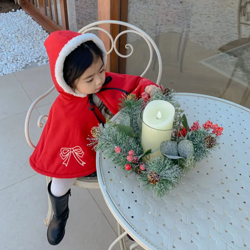 Momo Ann - Korean Children Fashion - #prettylittlegirls - Santa Cape - 10