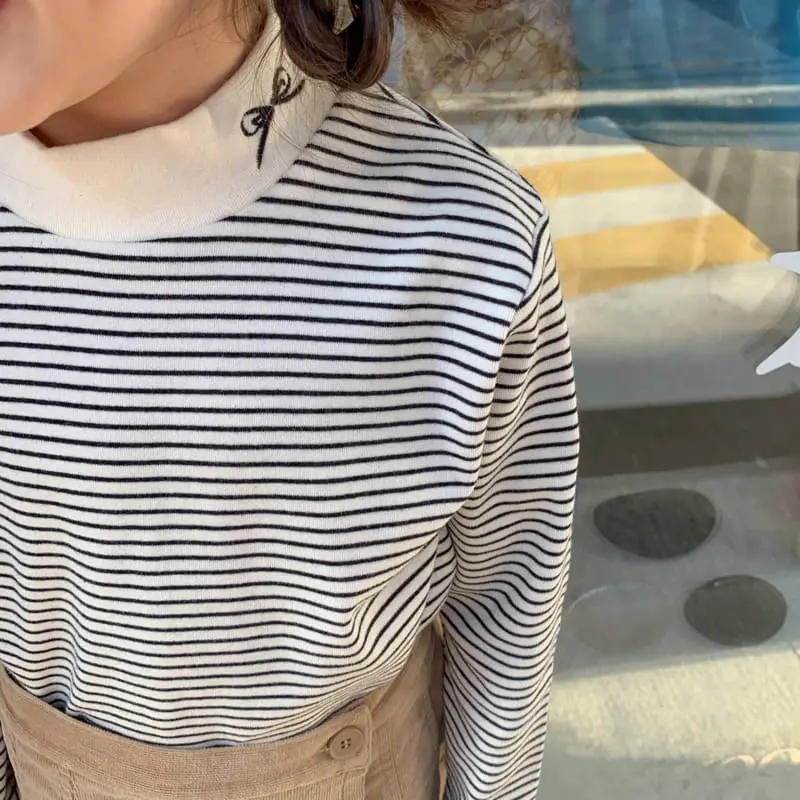 Momo Ann - Korean Children Fashion - #prettylittlegirls - Ribbon Tee - 2