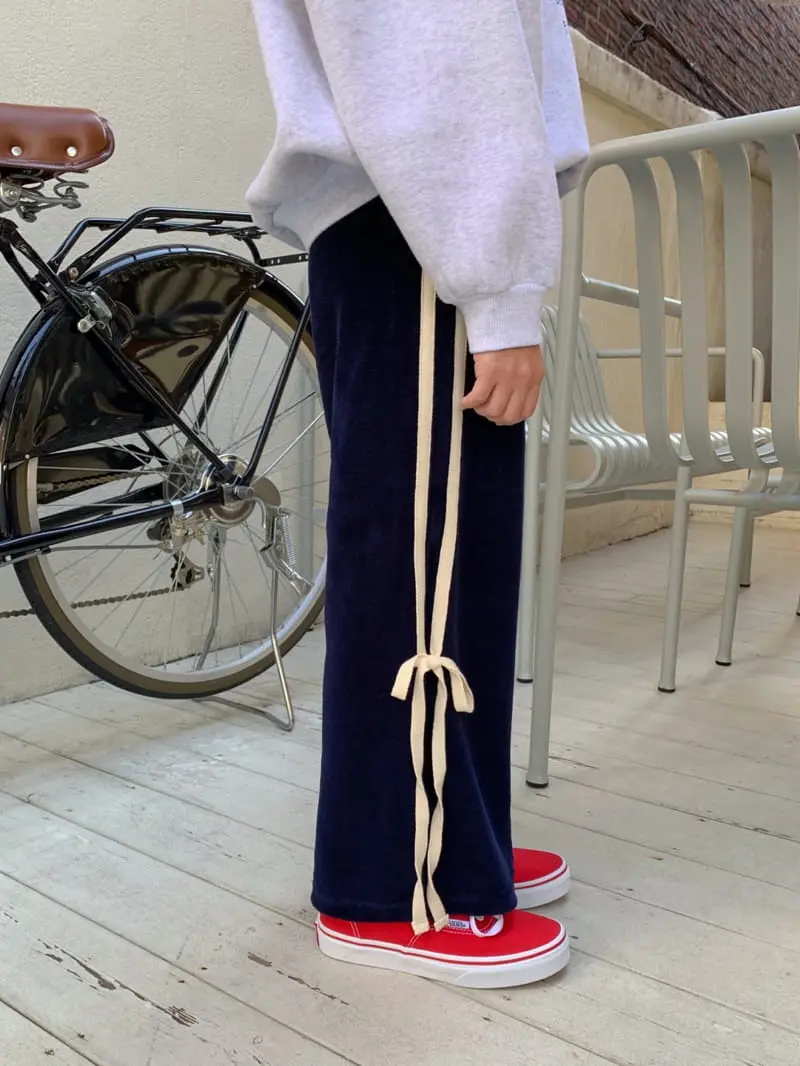 Momo Ann - Korean Children Fashion - #prettylittlegirls - Veloure Pants - 5