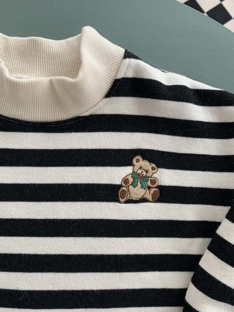 Momo Ann - Korean Children Fashion - #minifashionista - ST Bear Tee - 4