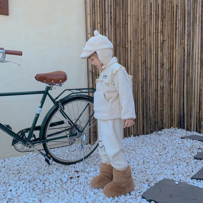 Momo Ann - Korean Children Fashion - #stylishchildhood - Boa Pants - 7