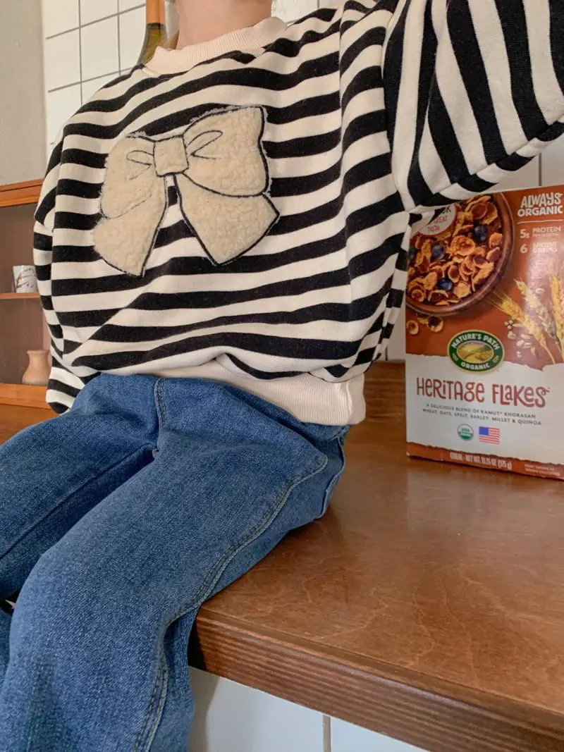 Momo Ann - Korean Children Fashion - #todddlerfashion - ST Ribbon Tee - 3