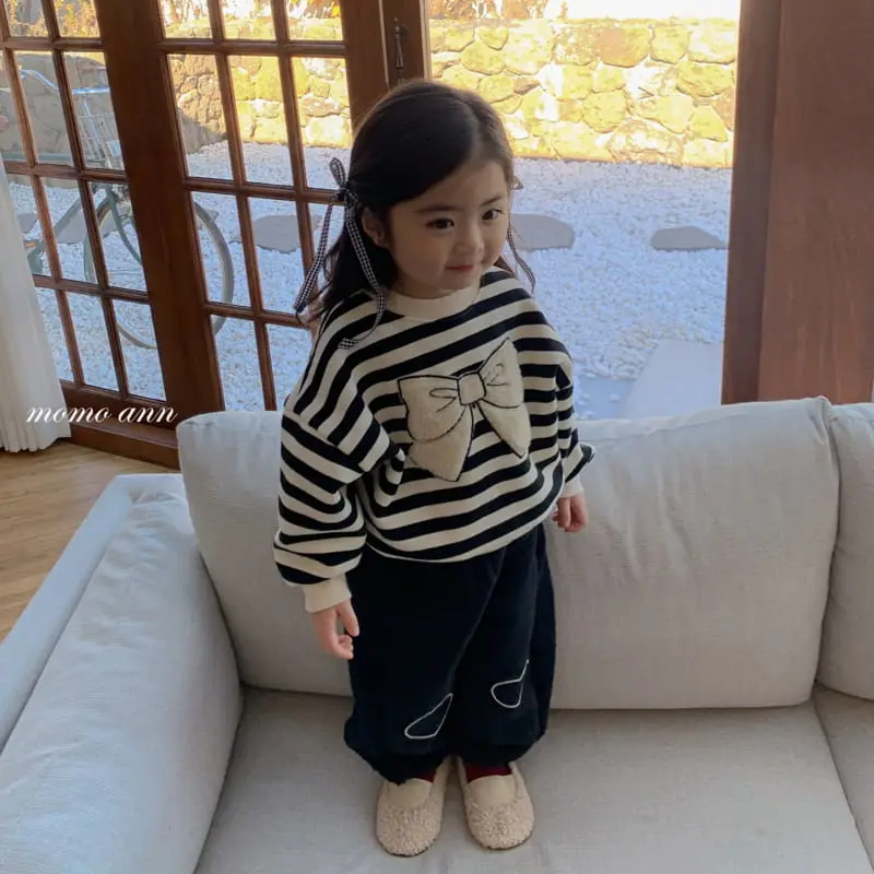 Momo Ann - Korean Children Fashion - #todddlerfashion - ST Ribbon Tee - 4