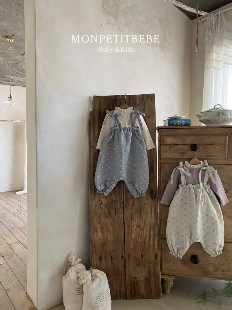Mon Petit Bebe - Korean Baby Fashion - #babyboutique - Bebe Bong Bong Overalls - 7