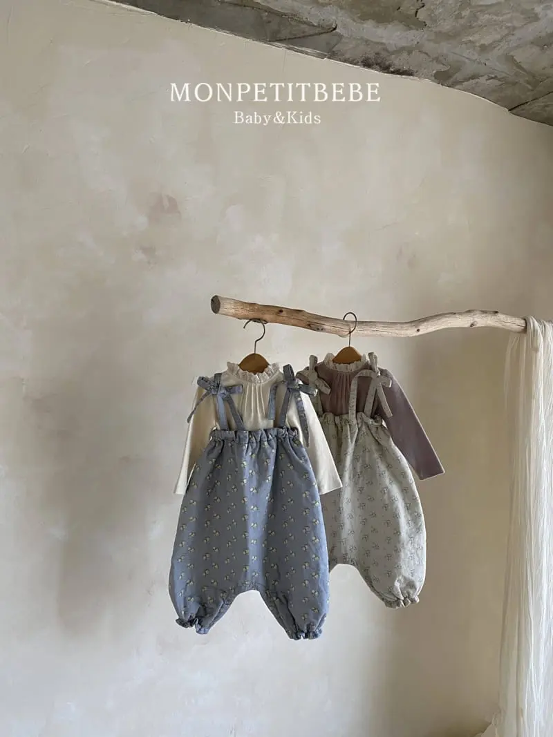 Mon Petit Bebe - Korean Baby Fashion - #babyfever - Bebe Bong Bong Overalls - 11