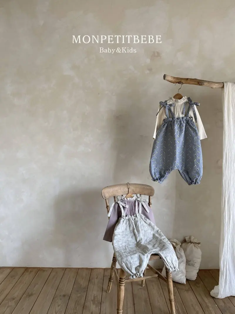 Mon Petit Bebe - Korean Baby Fashion - #babygirlfashion - Bebe Bong Bong Overalls - 12