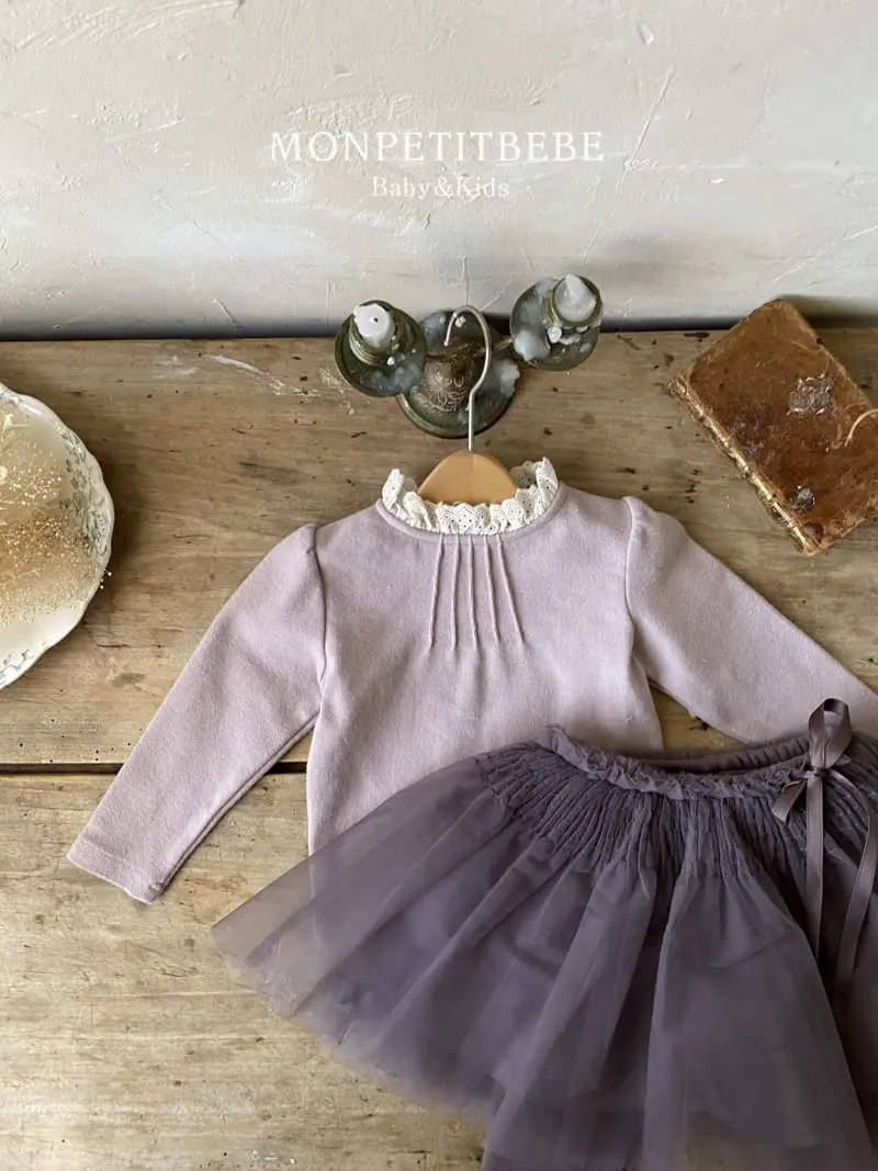 Mon Petit Bebe - Korean Children Fashion - #kidzfashiontrend - Smoke Sha Skirt Leggings - 5