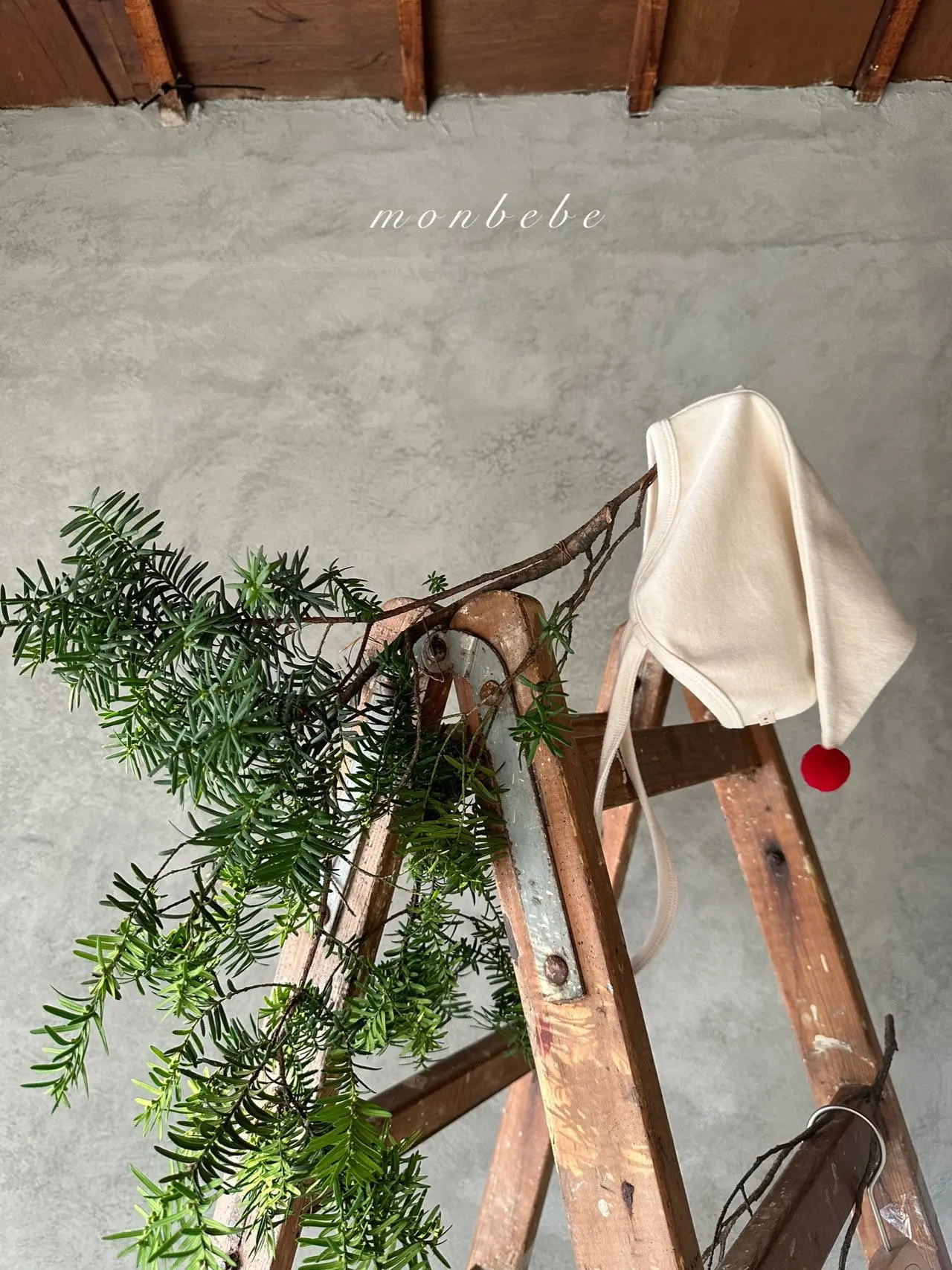 Monbebe - Korean Baby Fashion - #babyboutique - Santa Bonnet - 5