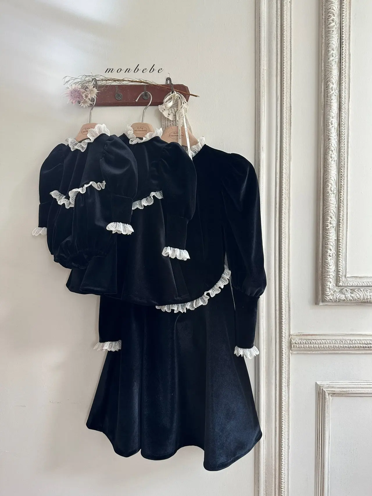 Monbebe - Korean Baby Fashion - #babyboutiqueclothing - Velvet Bodysuit - 9