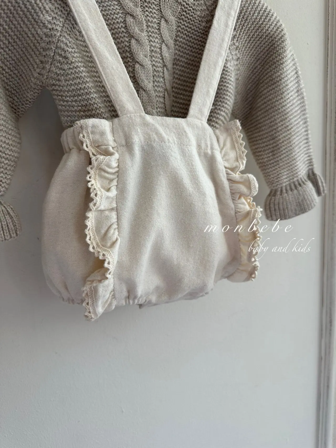 Monbebe - Korean Baby Fashion - #babygirlfashion - Candy Dungarees Bloomer - 3