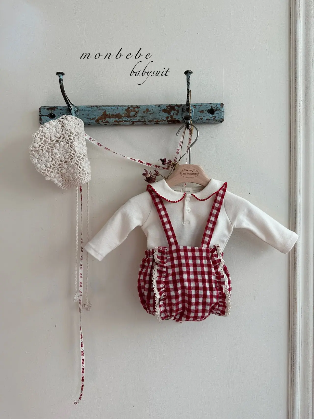 Monbebe - Korean Baby Fashion - #babygirlfashion - Candy Dungarees Bloomer - 4