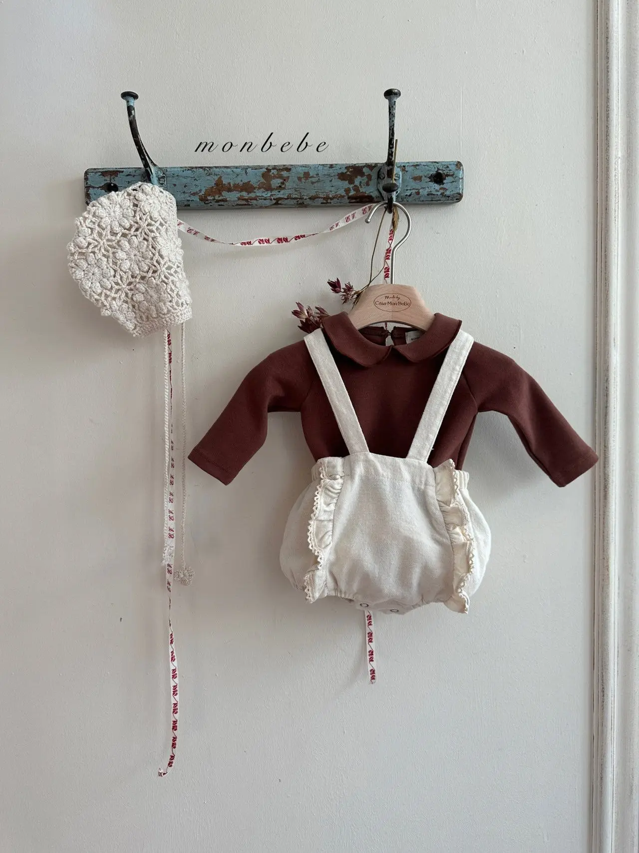 Monbebe - Korean Baby Fashion - #babyootd - Candy Dungarees Bloomer - 6