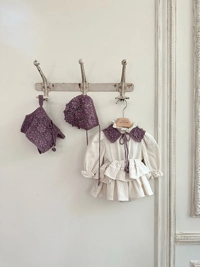 Monbebe - Korean Baby Fashion - #babyoutfit - C Hand Made Collar - 6