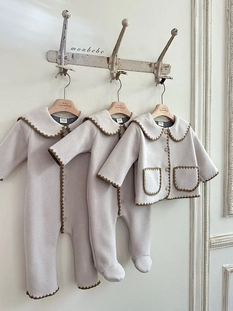 Monbebe - Korean Baby Fashion - #babyoutfit - Mellow Body Suit - 3
