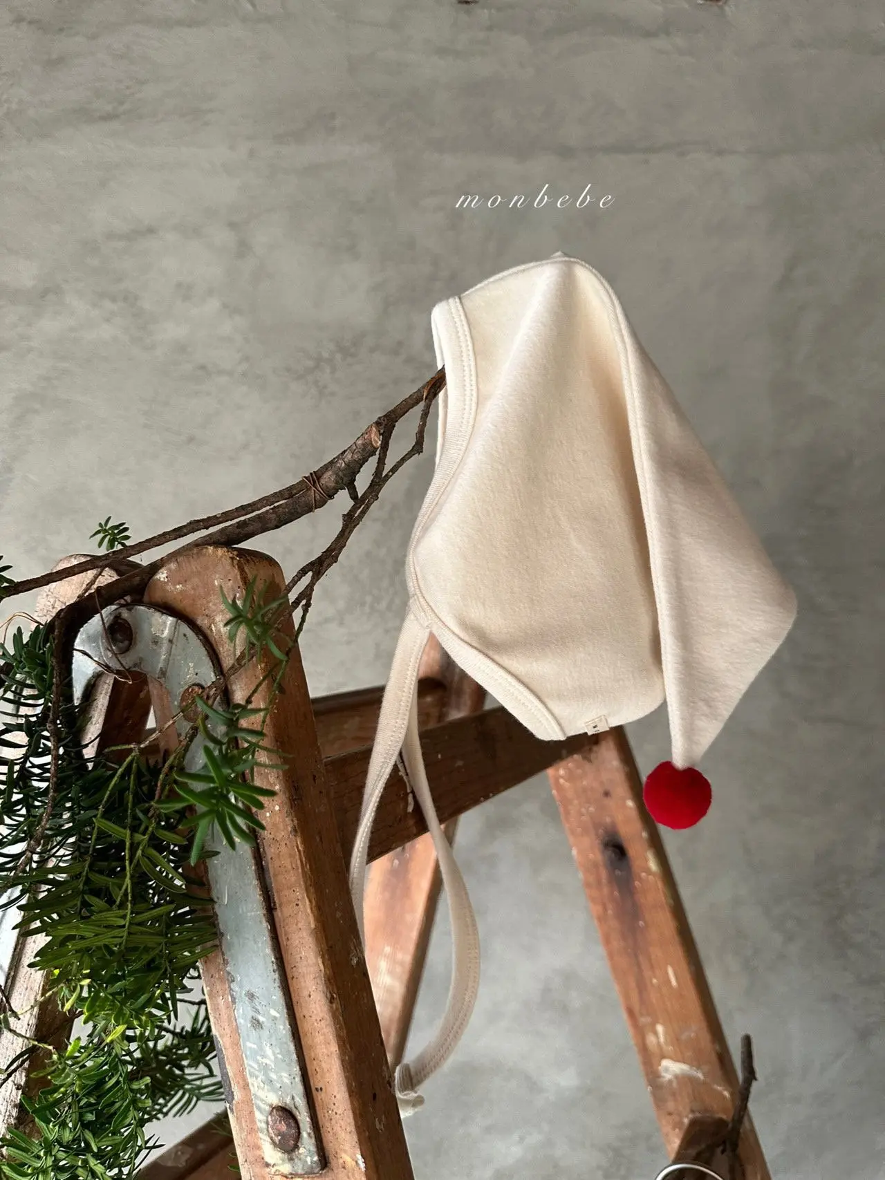 Monbebe - Korean Baby Fashion - #babywear - Santa Bonnet
