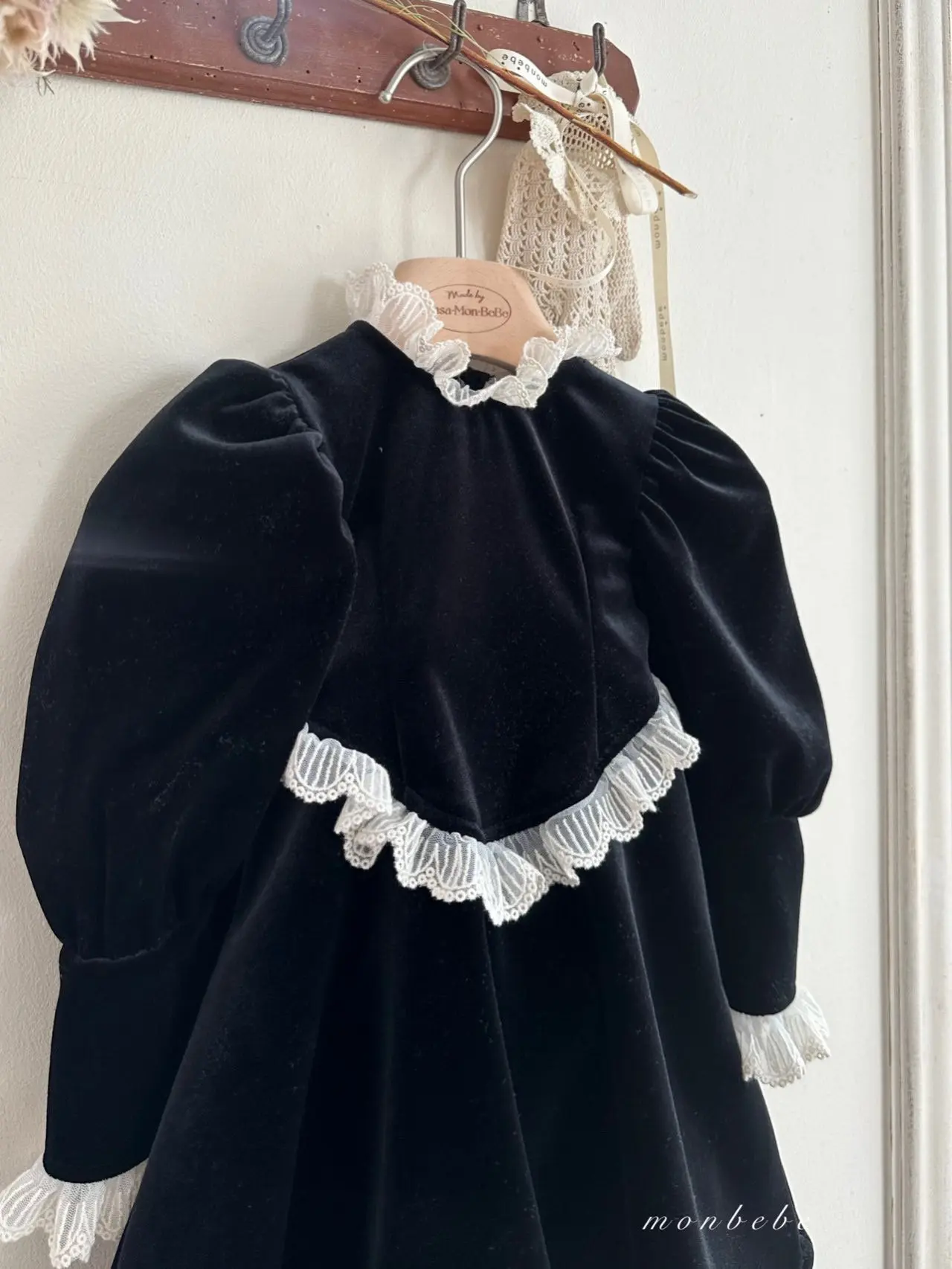 Monbebe - Korean Children Fashion - #childofig - Velvet One-piece - 8