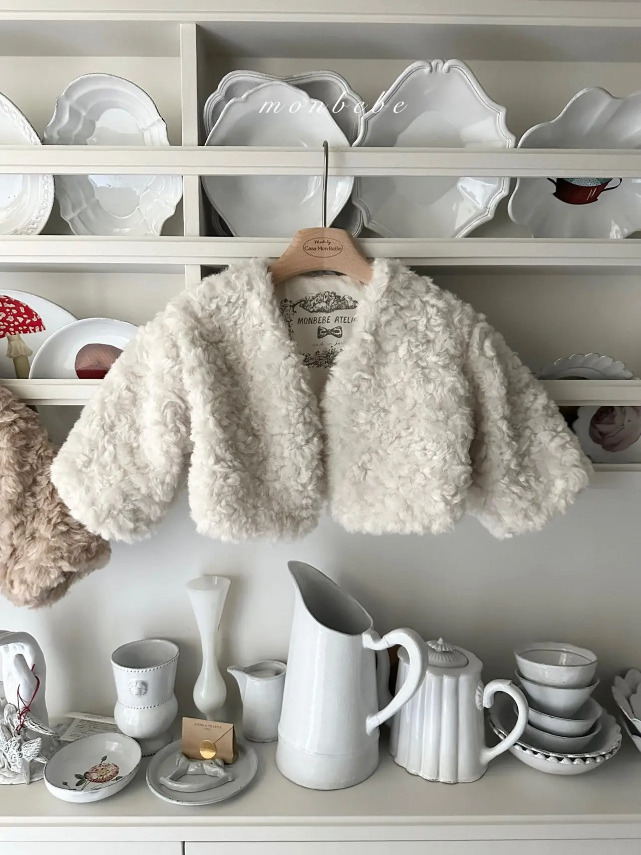 Monbebe - Korean Children Fashion - #childrensboutique - Balloon Fluffy Jacket - 5
