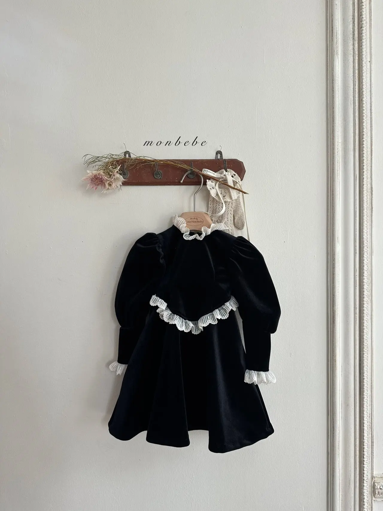 Monbebe - Korean Children Fashion - #childrensboutique - Velvet One-piece - 9