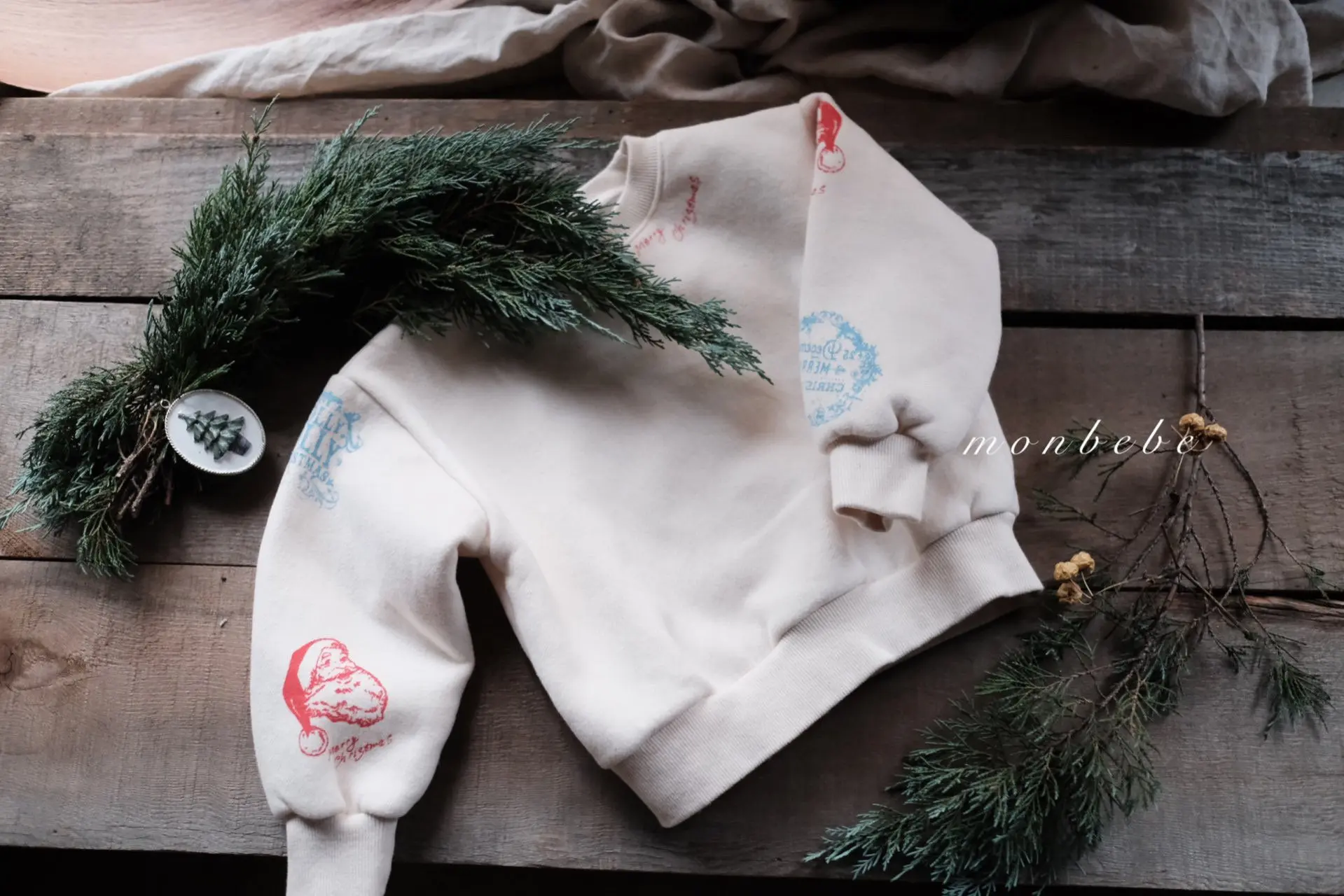 Monbebe - Korean Children Fashion - #childrensboutique - Santa Sweatshirt - 4