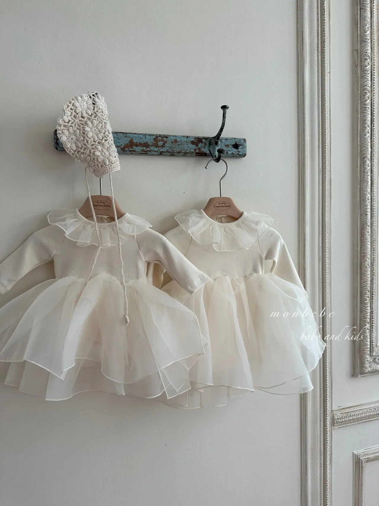 Monbebe - Korean Children Fashion - #fashionkids - Cream Tutu One-piece - 10