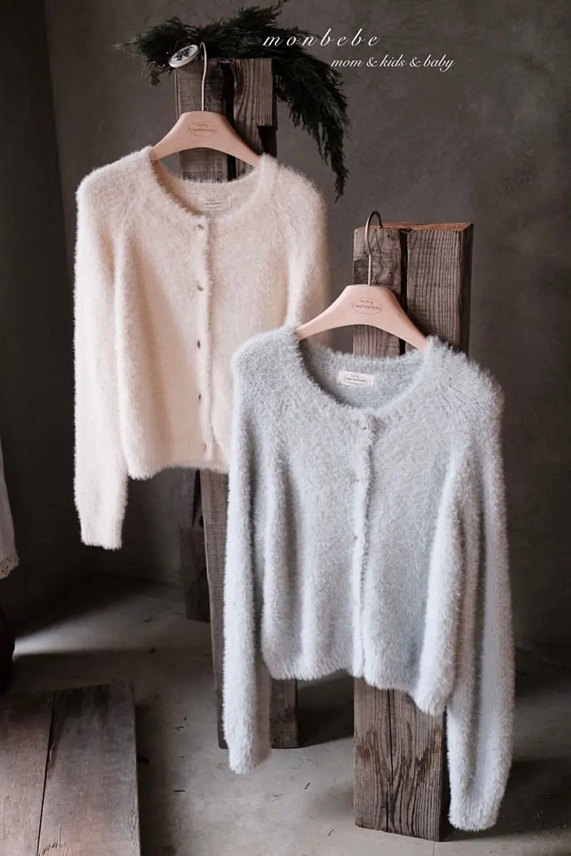 Monbebe - Korean Women Fashion - #momslook - New Teddy Cardigan Mom  - 2