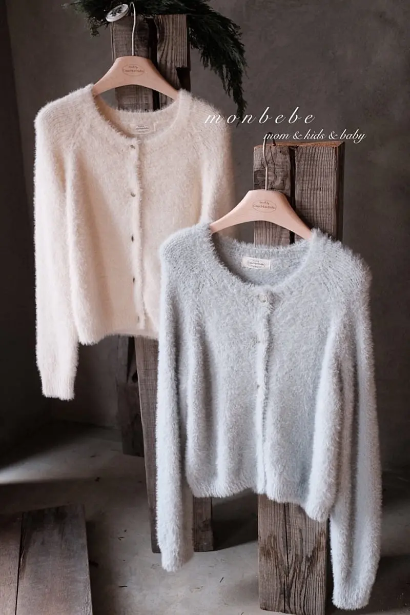 Monbebe - Korean Women Fashion - #vintageinspired - New Teddy Cardigan Mom  - 8
