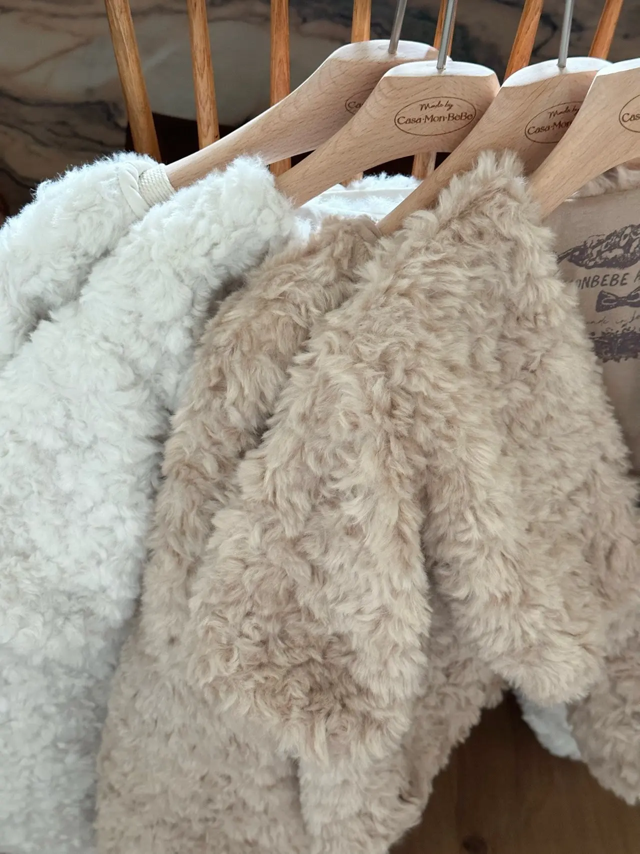 Monbebe - Korean Women Fashion - #womensfashion - Mom Balloon Fluffy Jacket - 6