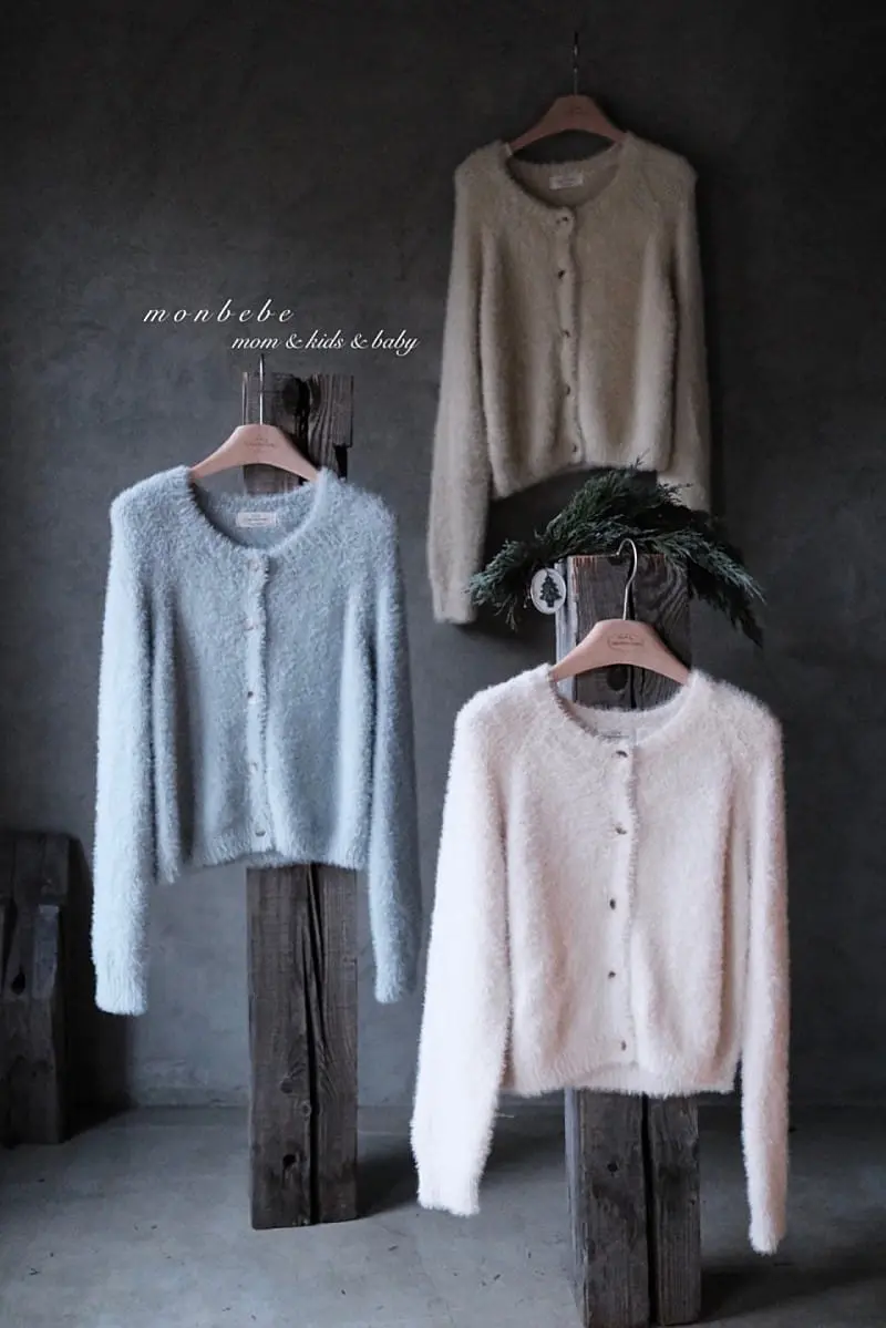 Monbebe - Korean Women Fashion - #womensfashion - New Teddy Cardigan Mom  - 7