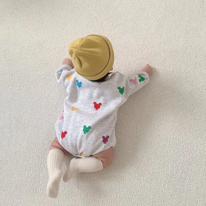 Moran - Korean Baby Fashion - #smilingbaby - Balloon Bodysuit - 3