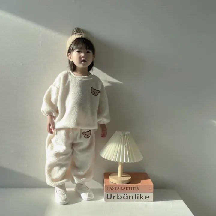 Moran - Korean Children Fashion - #discoveringself - Bbogle Bear Top Bottom Set - 6