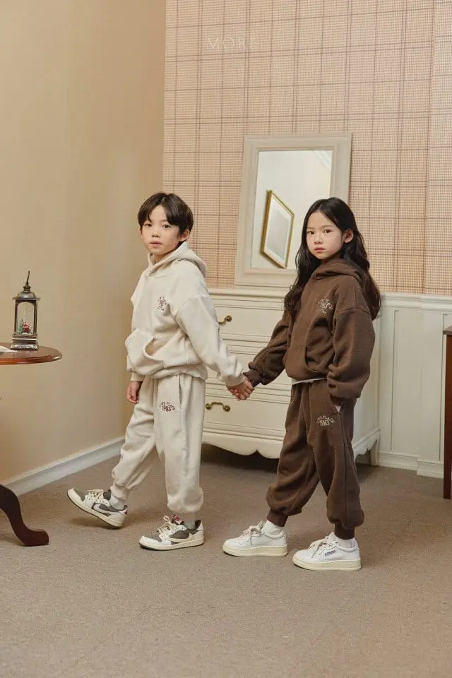 More - Korean Children Fashion - #kidsstore - 1983 Fleece Top Bottom Set - 12