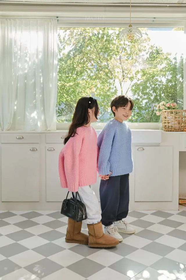 More - Korean Children Fashion - #kidsstore - Pastel Hair Knit - 3