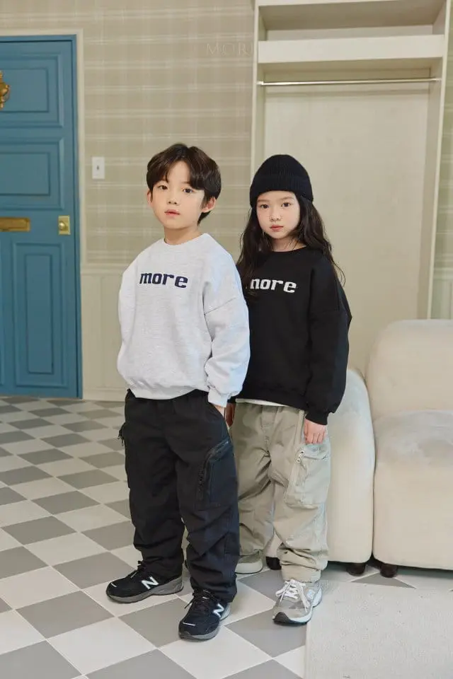 More - Korean Children Fashion - #kidsstore - More Patch Sweatshirt