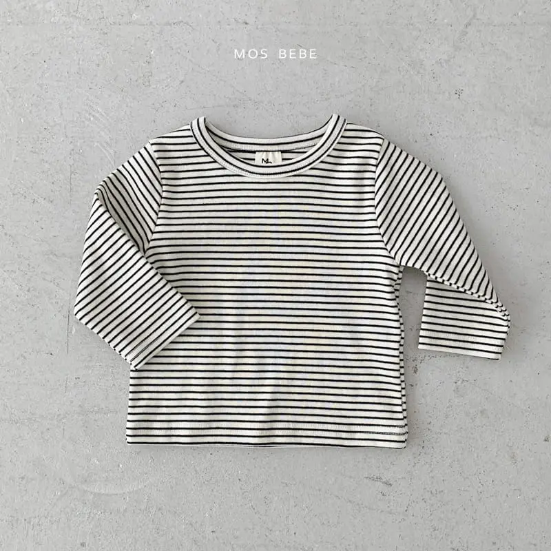 Mos Bebe - Korean Baby Fashion - #babyboutique - Round Cheese Tee - 6