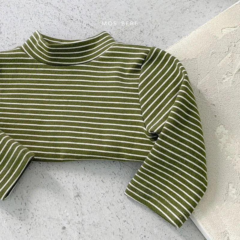 Mos Bebe - Korean Baby Fashion - #babyboutique - Mochi Turtleneck Tee - 5
